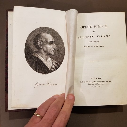 Opere scelte di Alfonso Varano degli antichi Duchi di Camerino.