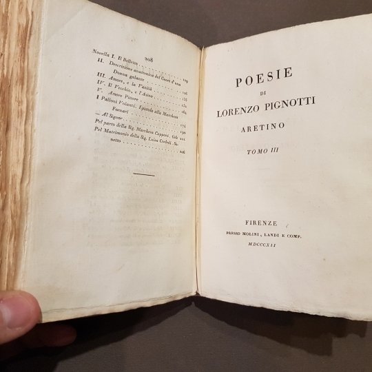 Poesie di Lorenzo Pignotti aretino