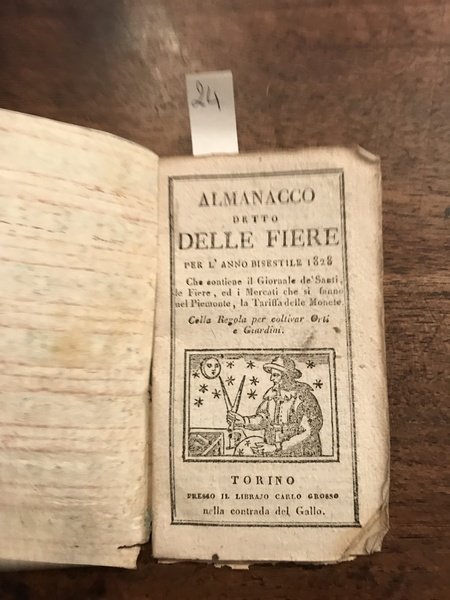 Almanacco detto delle fiere per l'anno bisestile 1828 che contiene …