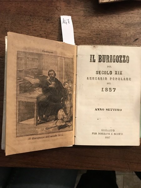 Il burigozzo del secolo XIX annuario popolare del 1857 anno …