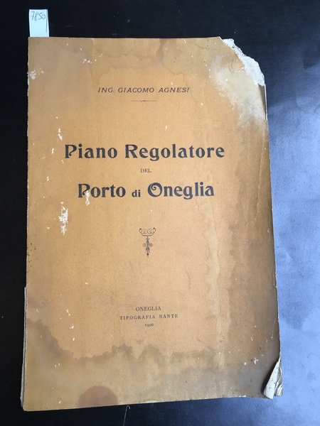 Piano regolatore del porto di Oneglia