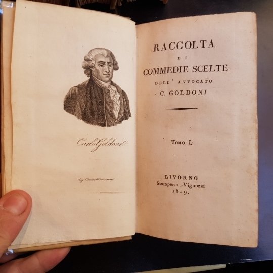 Raccolta di commedie scelte dell'avvocato C. Goldoni