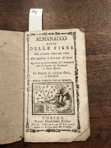 Almanacco detto delle fiere per l'anno bisestile 1808 che contiene …