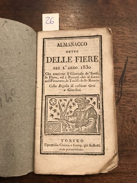 Almanacco detto delle fiere per l'anno bisestile 1830 che contiene …