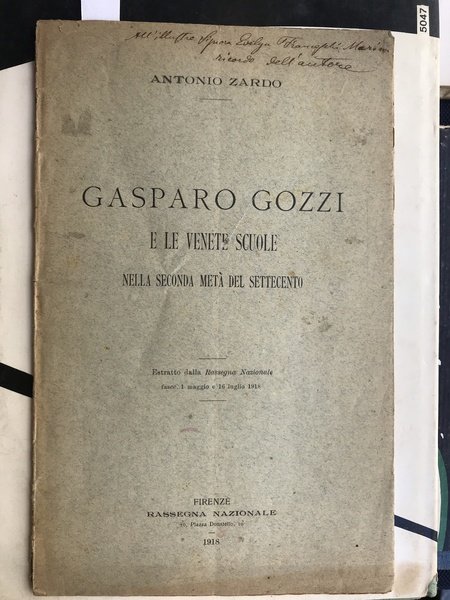Gasparo Gozzi e le Venete scuole nella seconda metà del …
