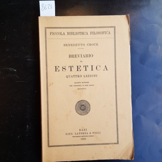 Breviario di estetica. Quattro lezioni. Quarta edizione
