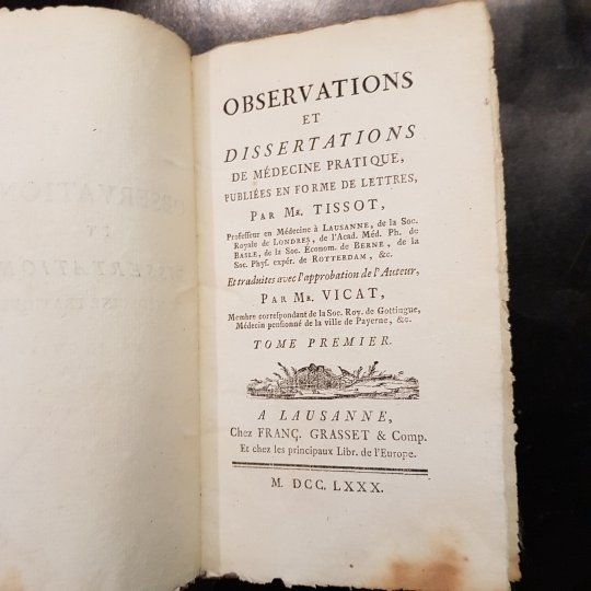 Observations et dissertations de medicine pratique.