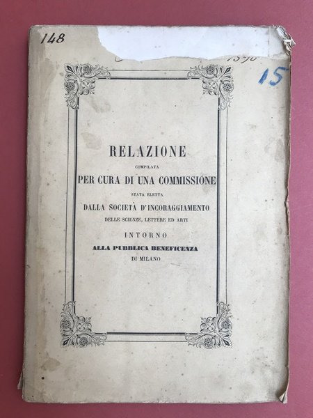 Relazione compilata per cura di una commissione stata eletta dalla …
