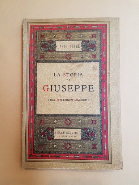 La storia di Giuseppe (dal Mysterium Magnum).