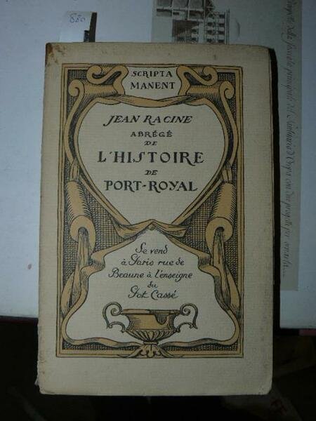 Abrégé de l'histoire de Port Royal