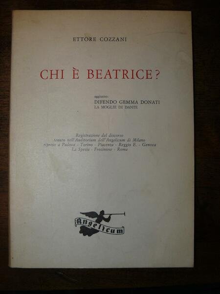 Chi è Beatrice? Aggiunto: difendo Gemma Donati la noglie di …