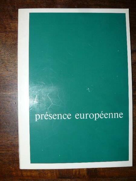 PRESENCE EUROPEENNE. MOSTRA DELLA GALLERIA LA BUSSOLA. TORINO