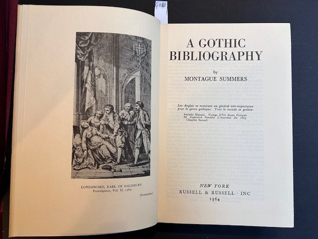 A gothic bibliography