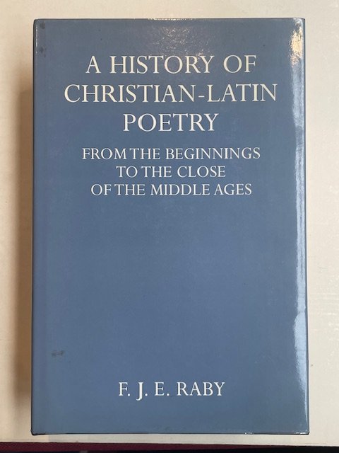 A history of christian-latin poetry from the beginnings to the … | Immagine principale