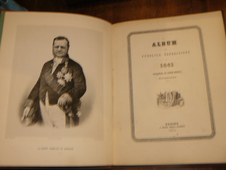 Album della pubblica esposizione del 1861 compilato da Luigi Rocca. …
