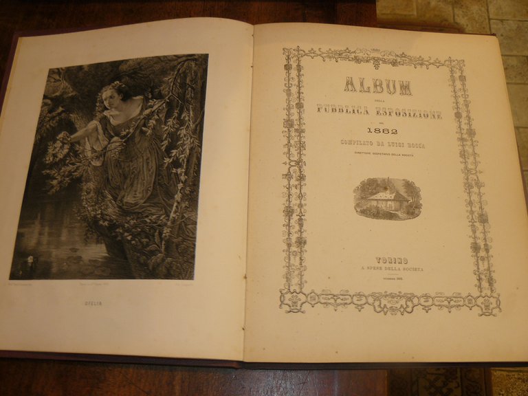 Album della pubblica esposizione del 1862 compilato da Luigi Rocca. …