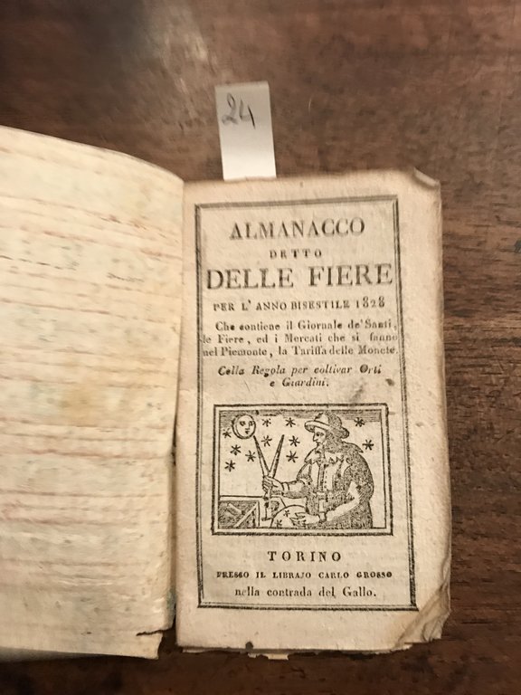 Almanacco detto delle fiere per l'anno bisestile 1828 che contiene …