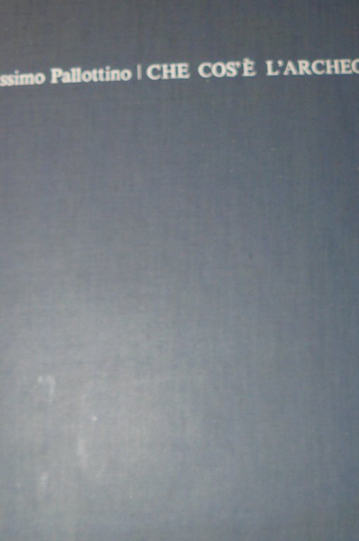 Che cos'è l'archeologia?