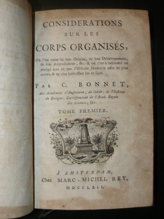 Considérations sur les corps organisés, où l'on traite de leur …