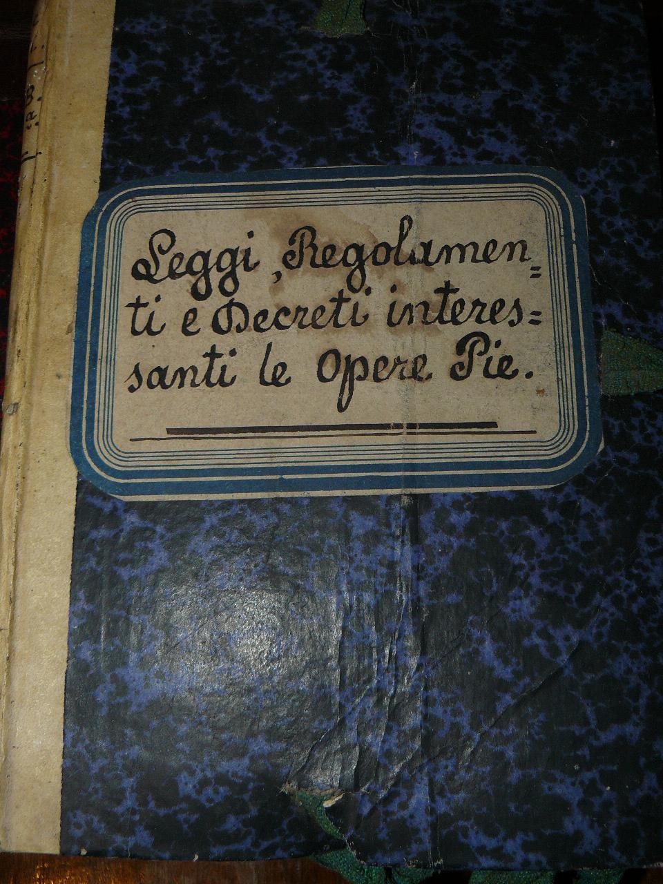 Curiosa miscellanea di leggi, regolamenti e decreti interessanti le opere …