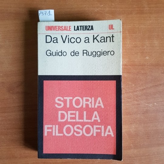 Da Vico a Kant. Storia della Filosofia.