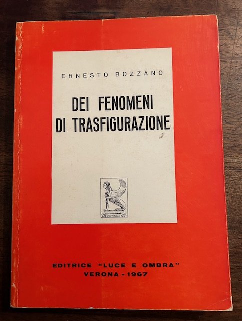 Dei fenomeni di trasfigurazione