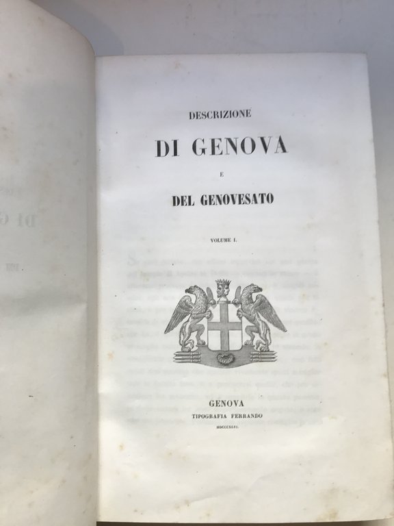 Descrizione di Genova e del Genovesato