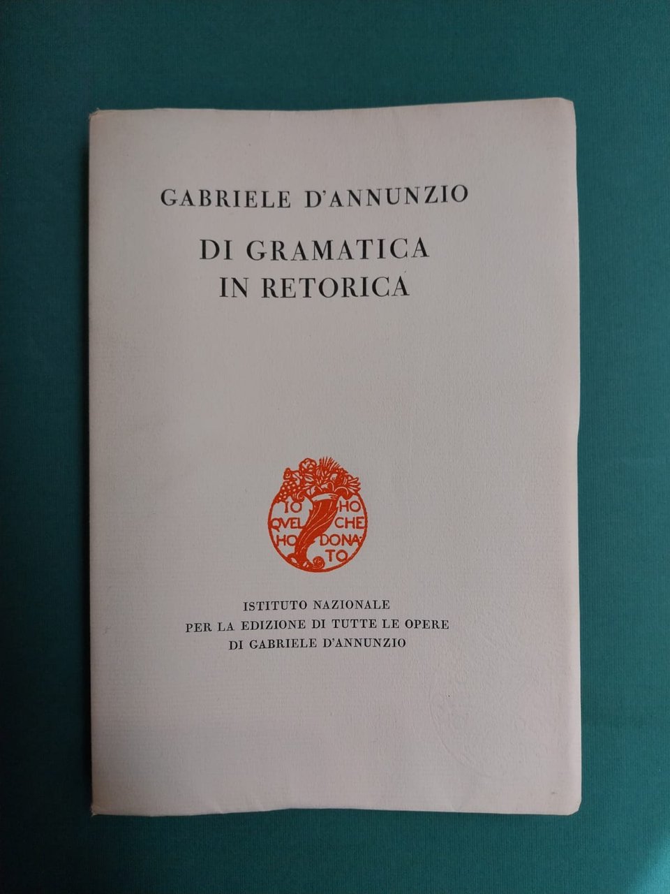 Di gramatica in retorica.