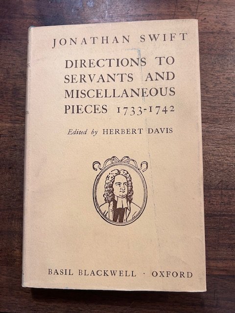 Directions to servants and miscellaneous piece 1733-1742. Edited by Herbert … | Immagine principale
