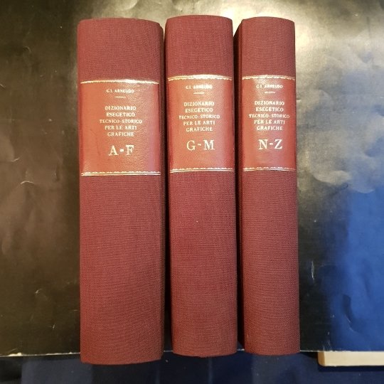 DIZIONARIO ESEGETICO, TECNICO E STORICO per le ARTI GRAFICHE, con …