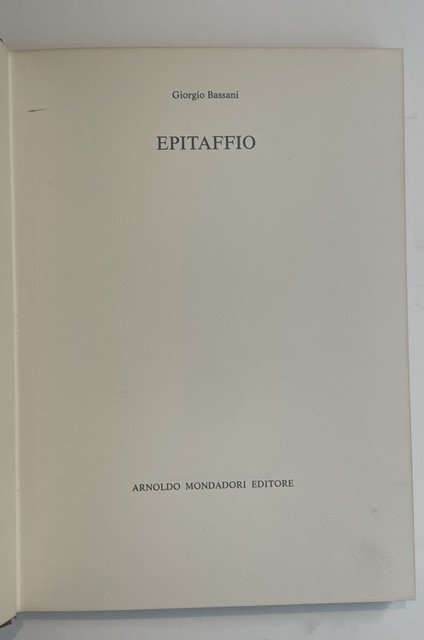 Epitaffio. | Immagine principale