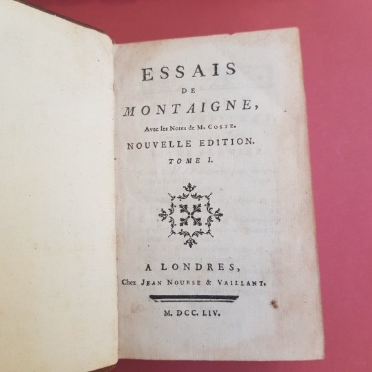 Essais de Montaigne. Avec les notes de M. Coste. Nouvelle …