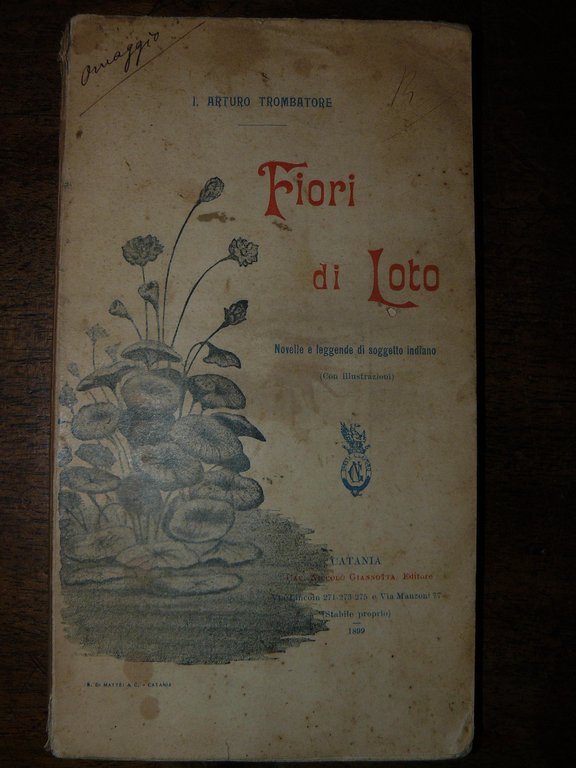 Fiori di Loto. Novelle e leggende di soggetto indiano.