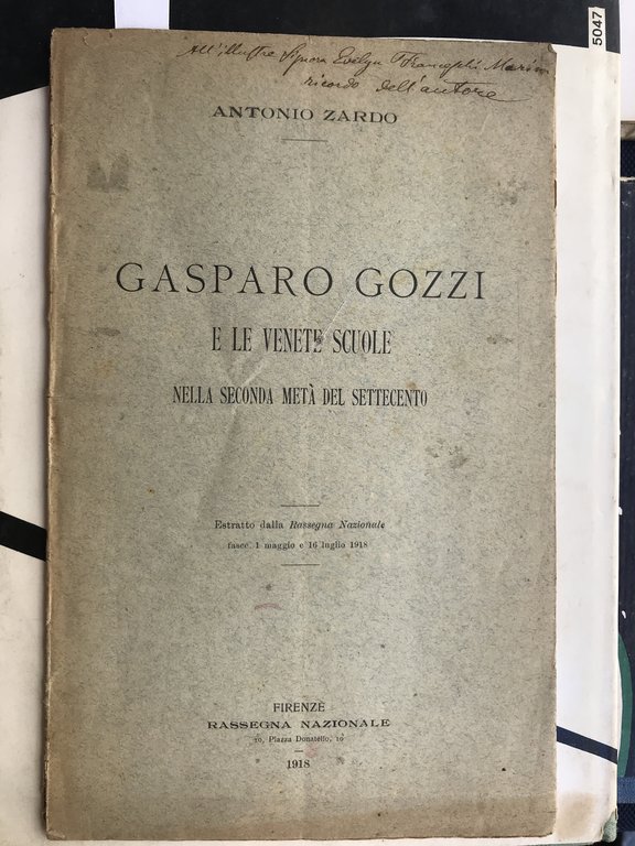 Gasparo Gozzi e le Venete scuole nella seconda metà del …