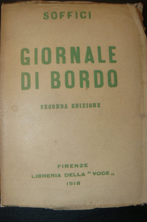 Giornale di bordo. Seconda edizione.