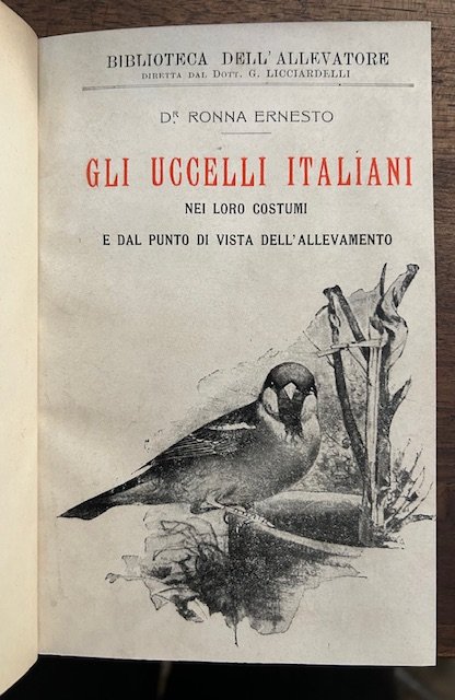 Gli uccelli italiani nei loro costumi e dal punto di …