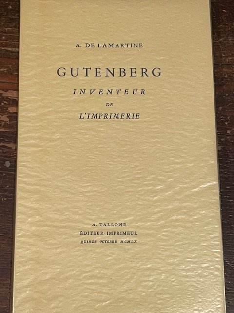 Gutenberg inveteur de l'imprimerie. | Immagine principale
