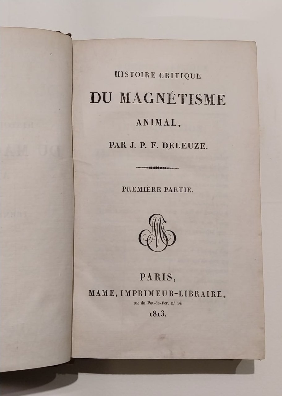 Histoire critique du magnétisme animal