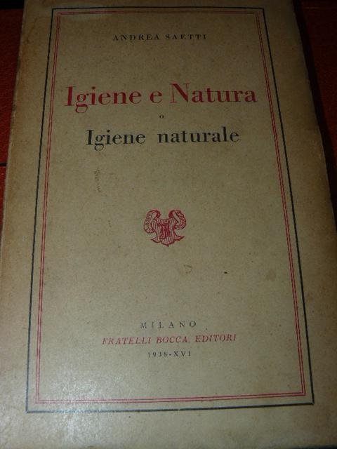 Igiene e natura o igiene naturale