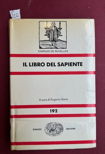 Il libro del sapiente. a cura di Eugenio Garin