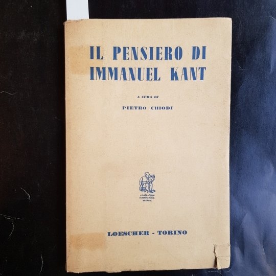 Il pensiero di Immanuel Kant