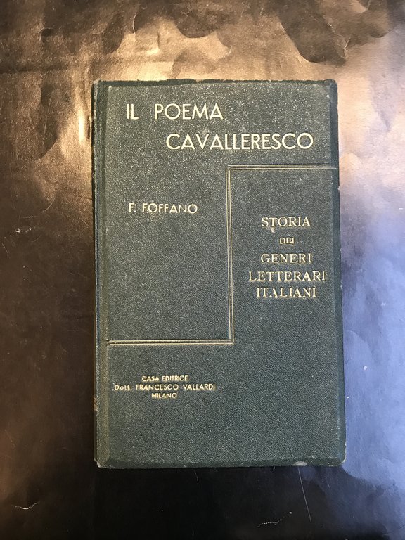 Il poema cavalleresco dal XV al XVIII secolo