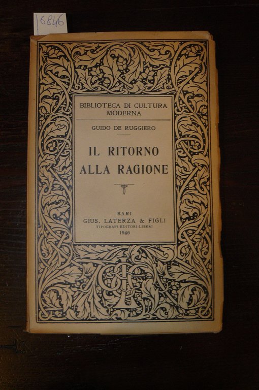Il ritorno alla ragione