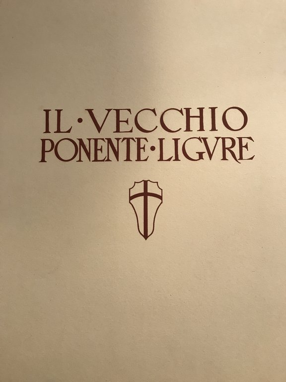 IL VECCHIO PONENTE LIGURE