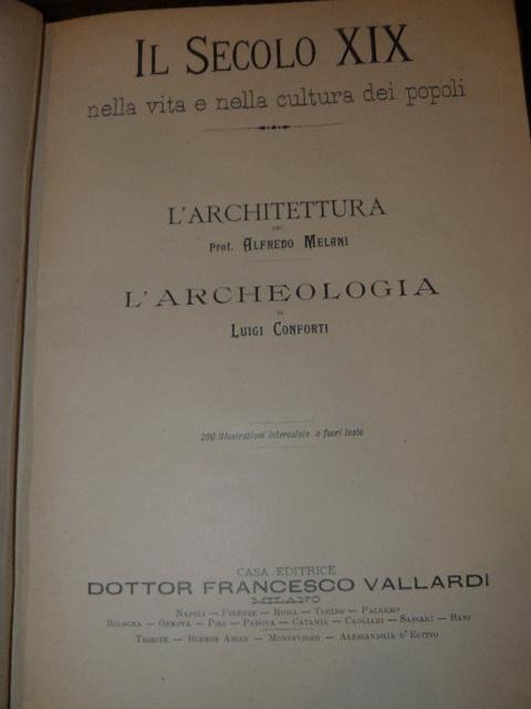 L'architettura. L'Archeologia