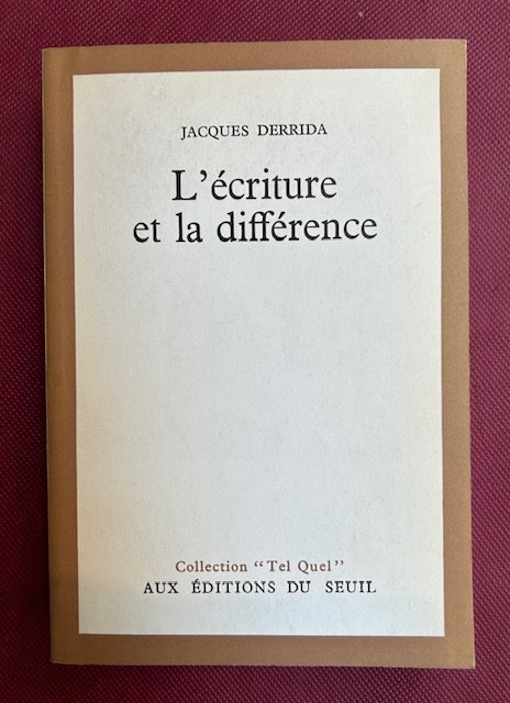 L'écriture et la différence