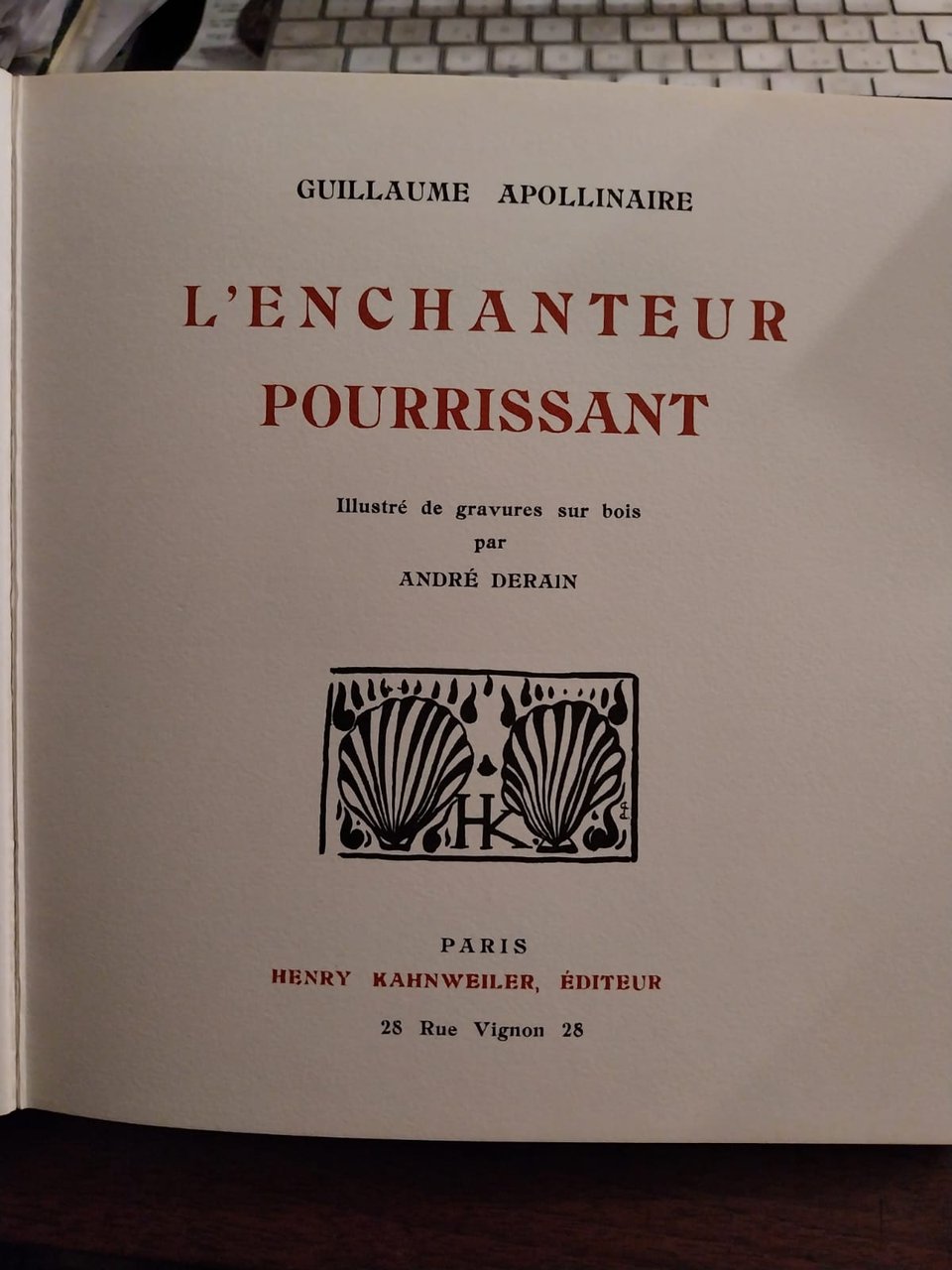 L'enchanteur pourrissant. Illustrations de Derain