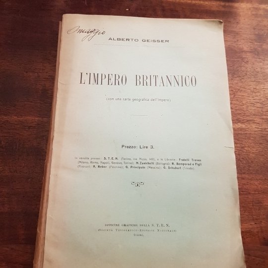 L'Impero britannico (con una carta geografica dell'Impero)