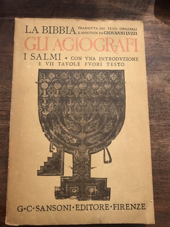 La Bibbia tradotta dai testi originali e annotata da Giovanni …