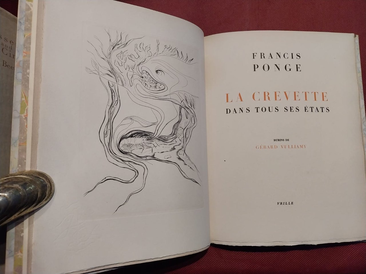 La Crevette dans tous ses états. Burins de Gérard Vulliamy.
